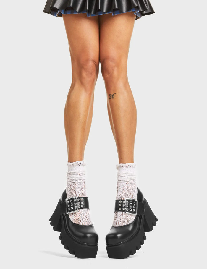 Lamoda Scandal Chunky Mary Jane Shoes