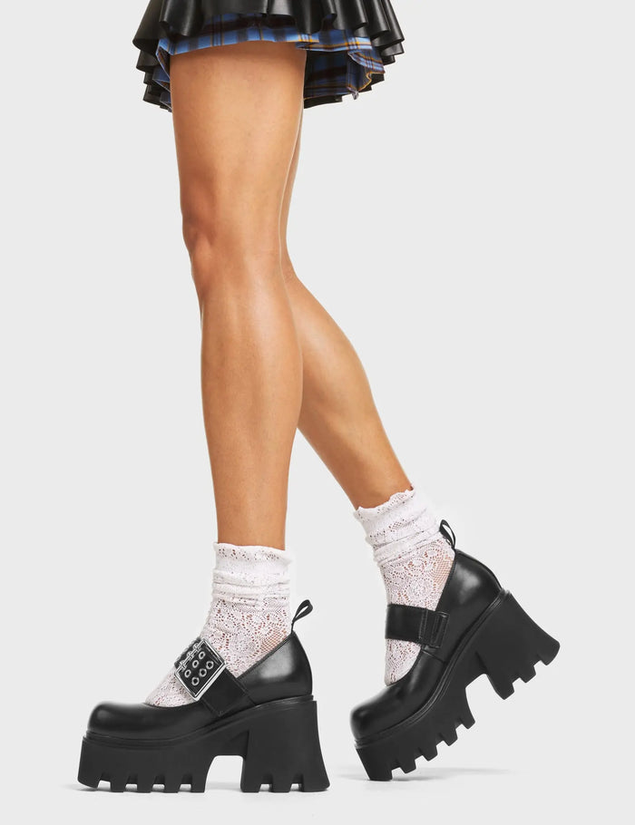 Lamoda Scandal Chunky Mary Jane Shoes