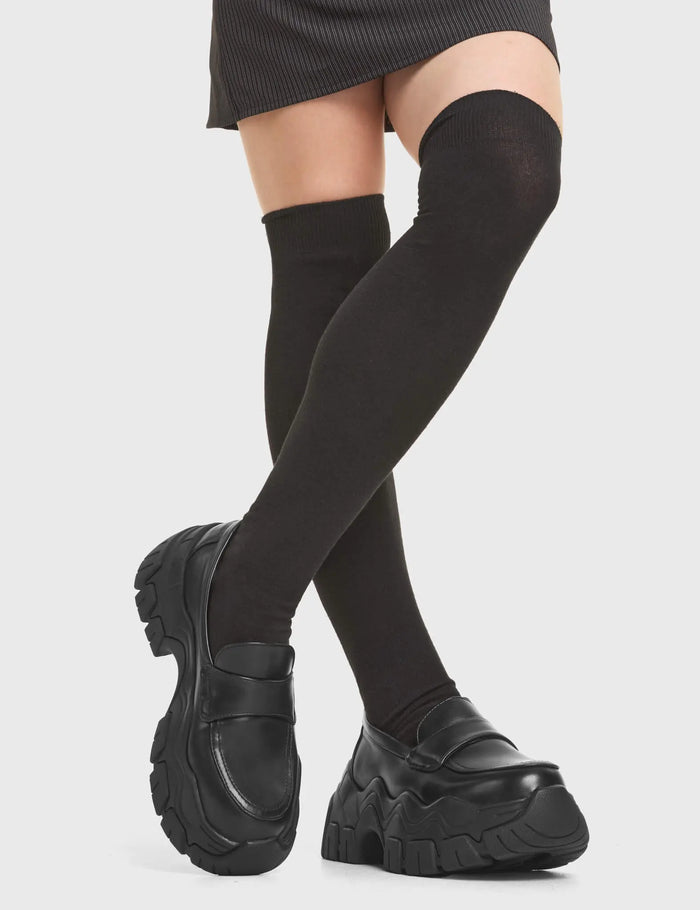 Lamoda Scheming Chunky Platform Loafer Shoes