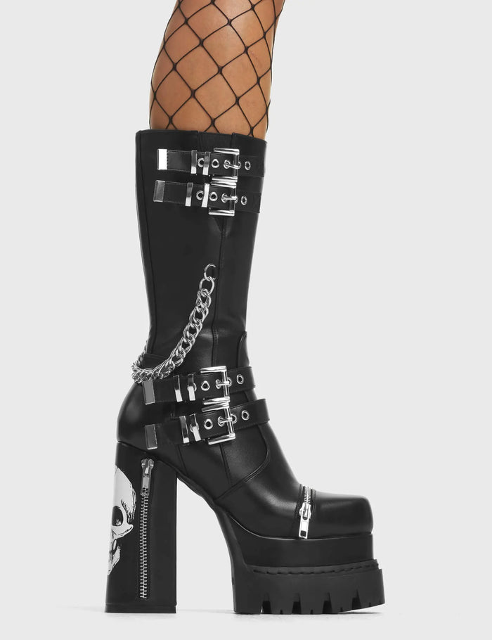 lamoda Secrets Platform Calf Boots