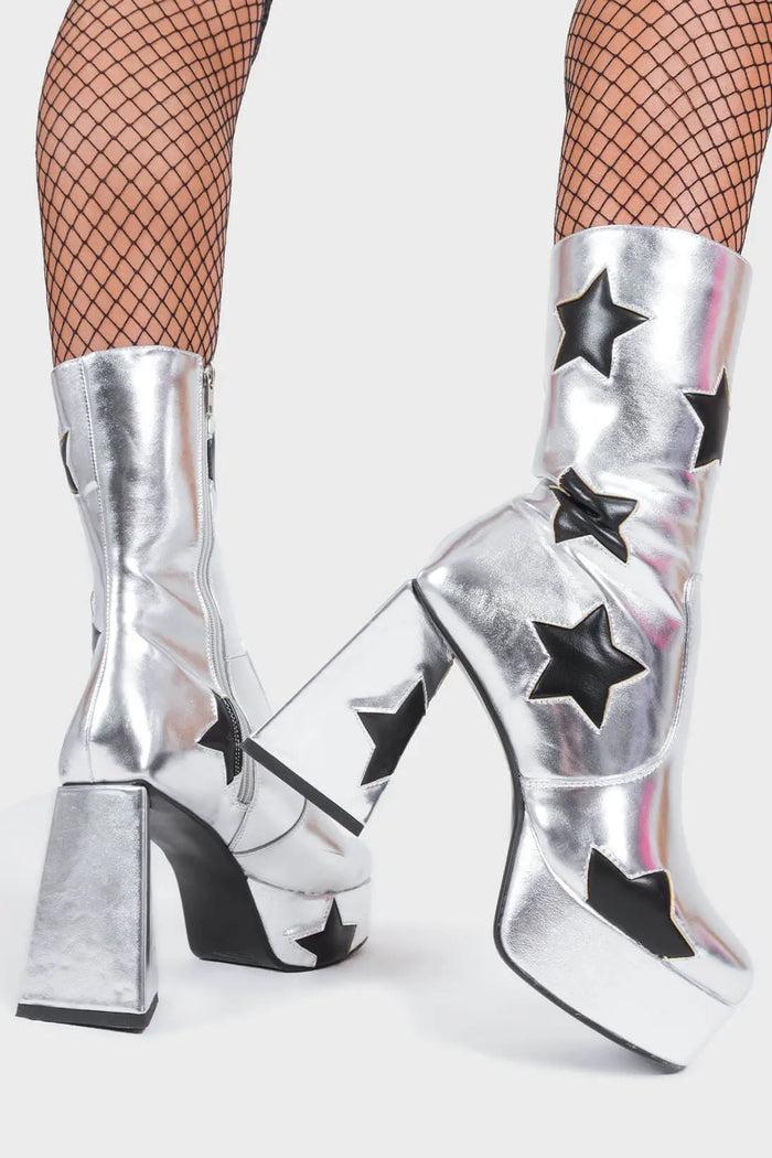 Lamoda Seeking Stars Platform Ankle Boots