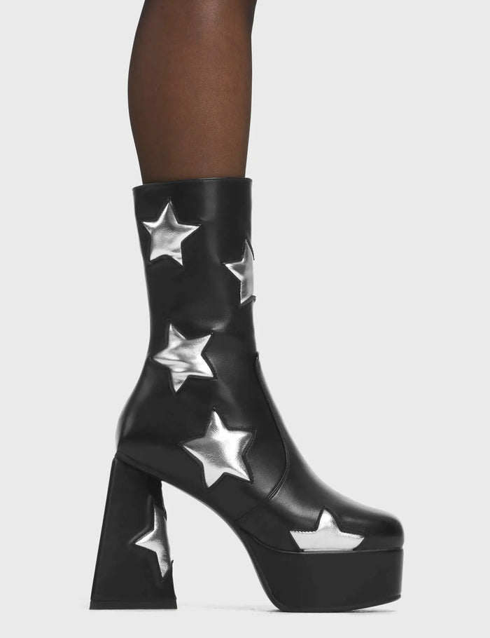 lamoda Seeking Stars Platform Ankle Boots