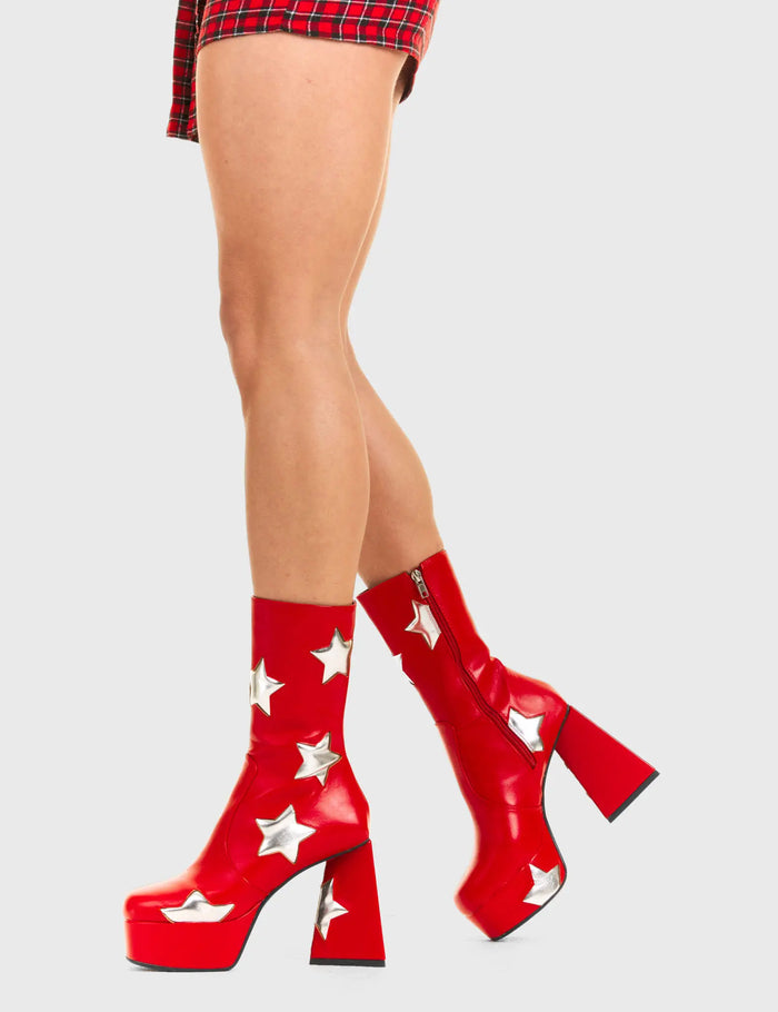 Lamoda Seeking Stars Platform Ankle Boots