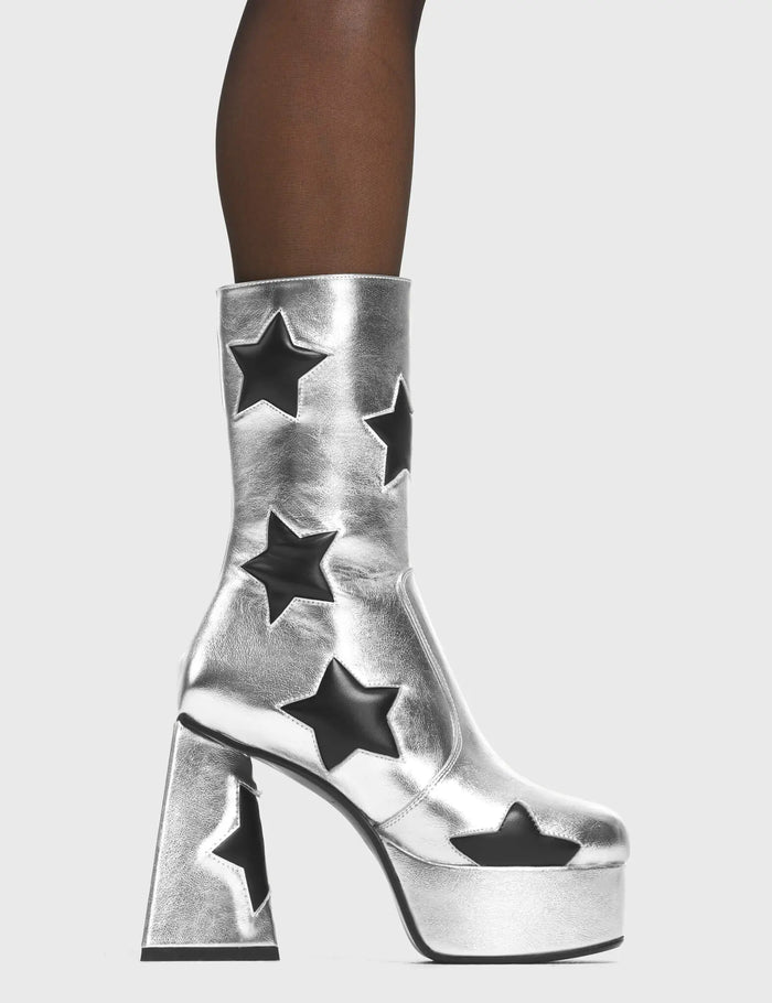 lamoda Seeking Stars Platform Ankle Boots