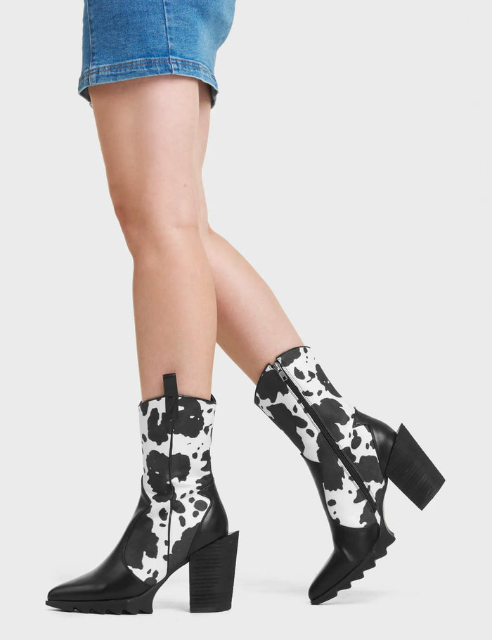 Lamoda Seen Before Western Ankle Boots