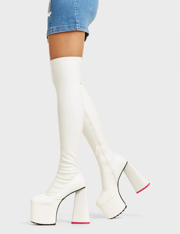 Lamoda Separate Platform Thigh High Boots