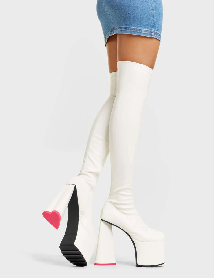 Lamoda Separate Platform Thigh High Boots