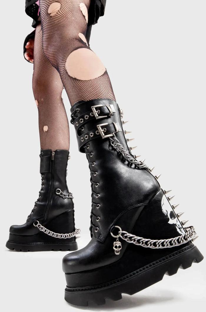Lamoda She's Dangerous Chunky Platform Ankle Boots