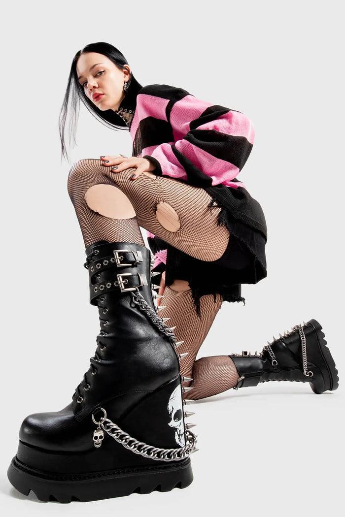 Lamoda She's Dangerous Chunky Platform Ankle Boots