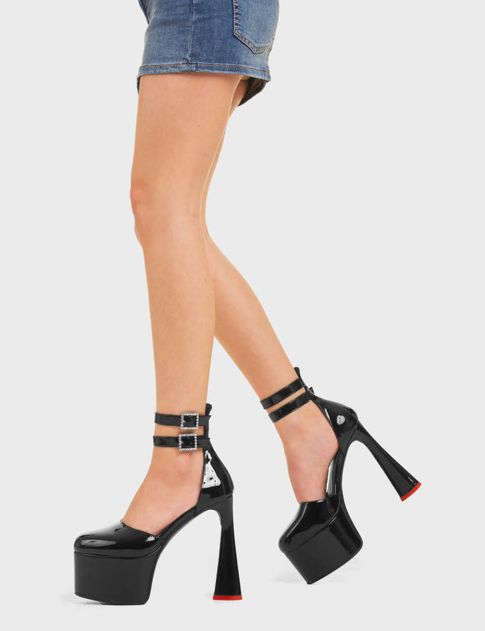 Lamoda Shine On Platform Heels