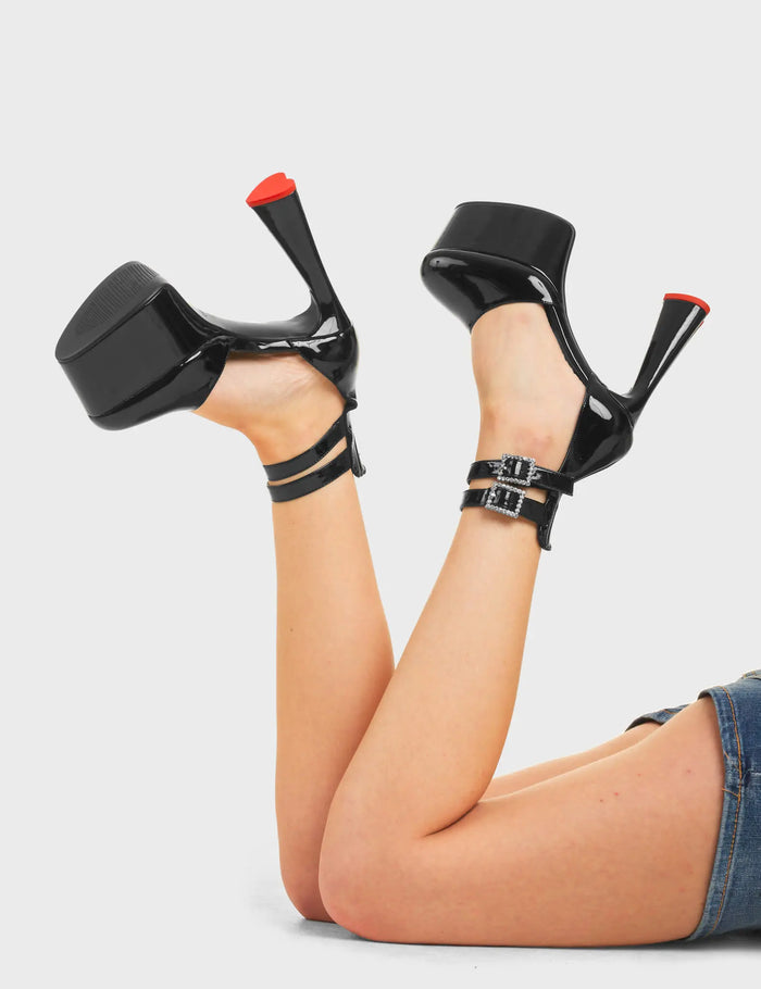 Lamoda Shine On Platform Heels