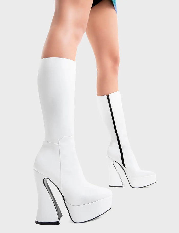 Lamoda Sketchy Platform Calf Boots