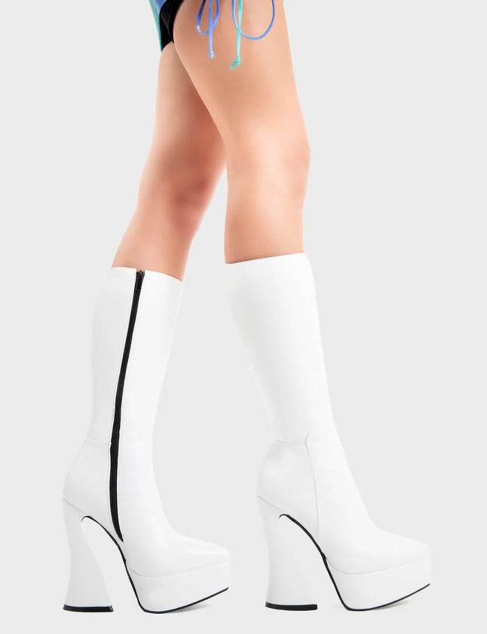Lamoda Sketchy Platform Calf Boots