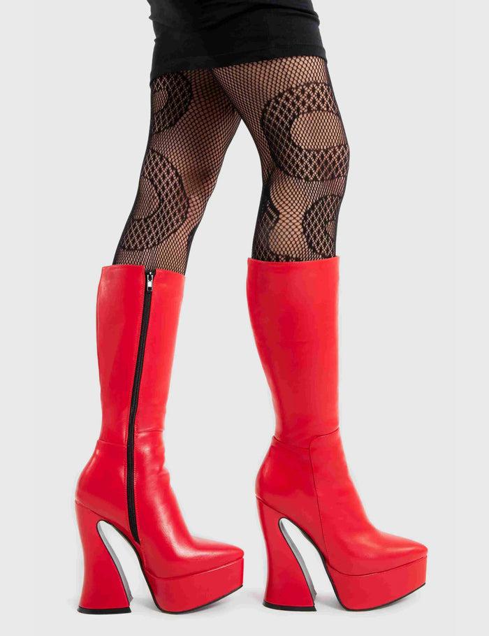 Lamoda Sketchy Platform Calf Boots