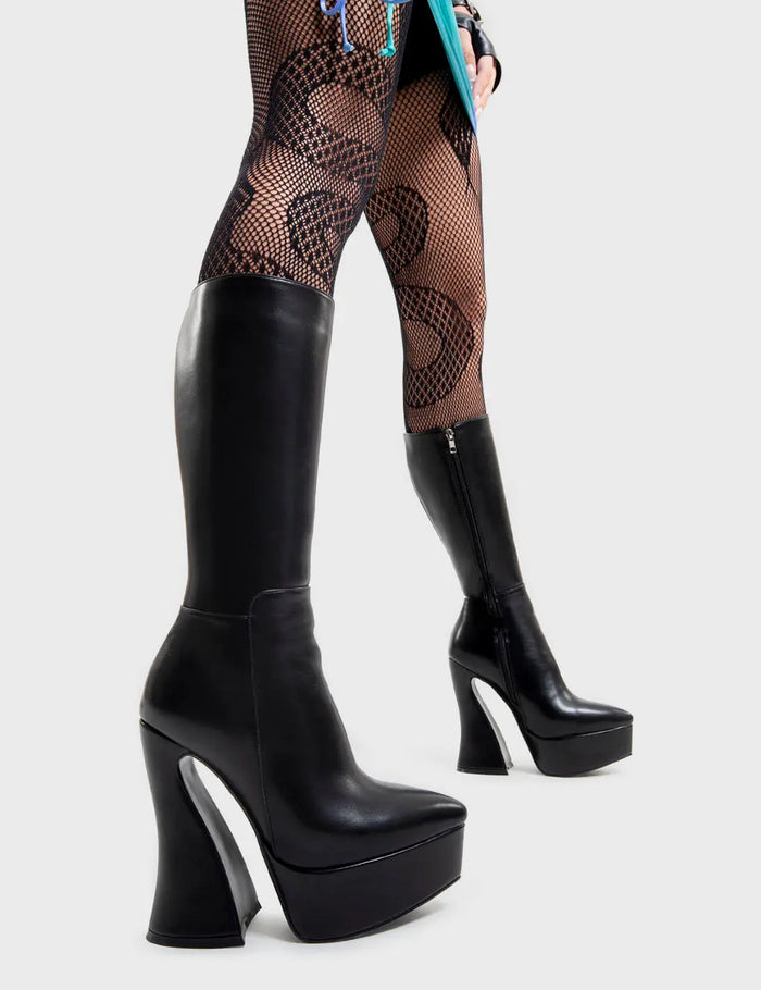 lamoda Sketchy Platform Calf Boots