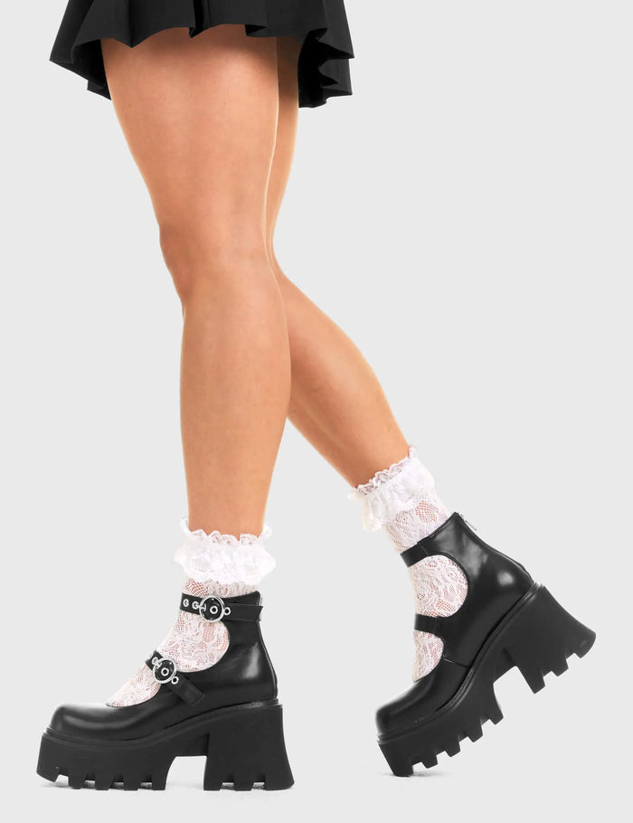 Lamoda Slow Jamz Chunky Platform Ankle Boots