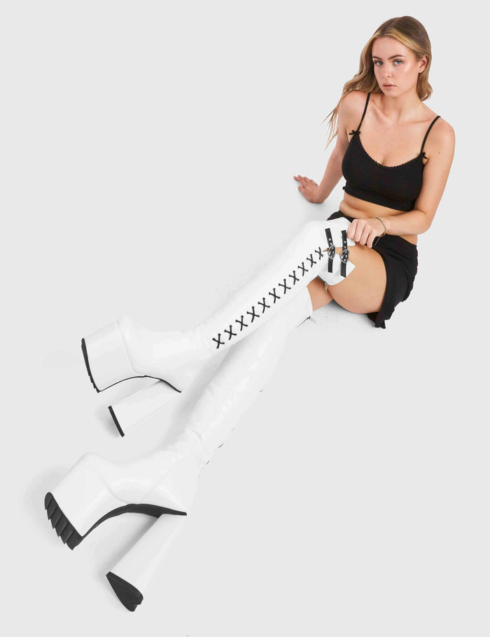 Lamoda Small Victories Platform Thigh High Boots