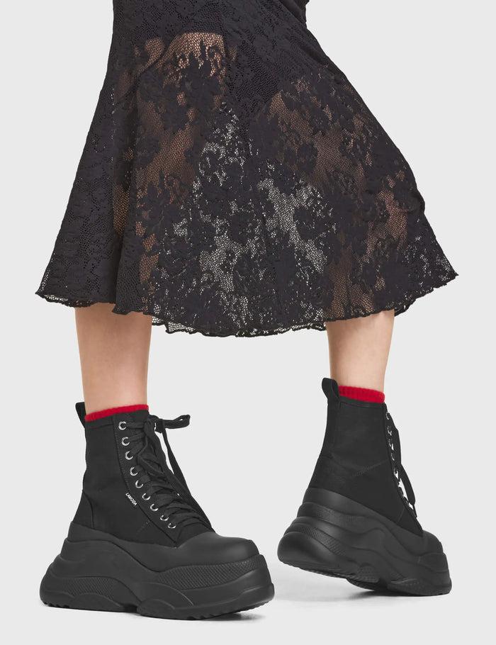 Lamoda Smoke Screen Chunky Platform Sneakers