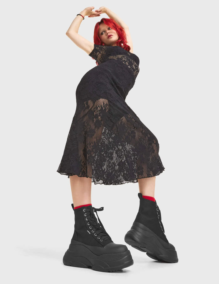 Lamoda Smoke Screen Chunky Platform Sneakers