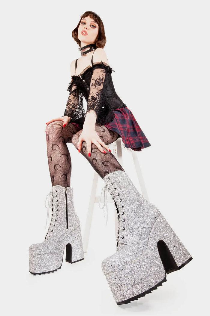 Lamoda Spotlight Chunky Platform Ankle Boots