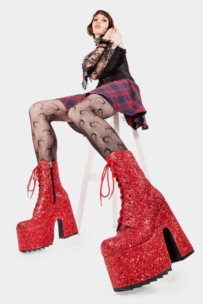 Lamoda Spotlight Chunky Platform Ankle Boots