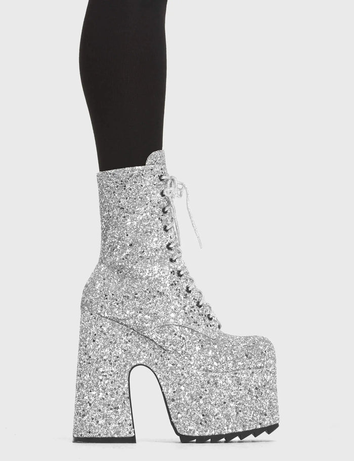 lamoda Spotlight Chunky Platform Ankle Boots