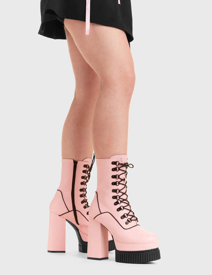 Lamoda Stargazer Creeper Platform Ankle Boots