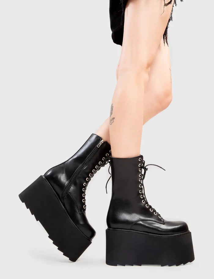 Lamoda Steady Chunky Platform Ankle Boots