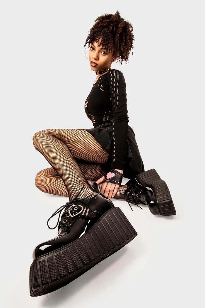 Lamoda Stick To It Chunky Platform Creeper Shoes