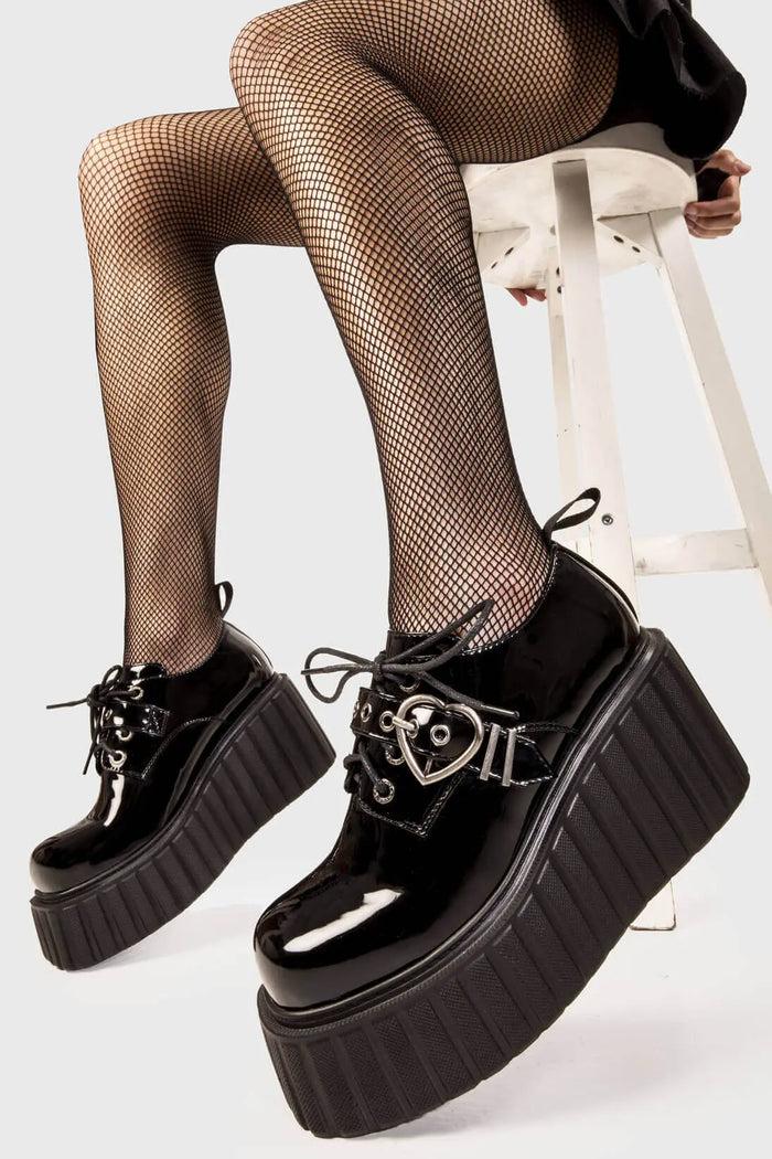 lamoda Stick To It Chunky Platform Creeper Shoes