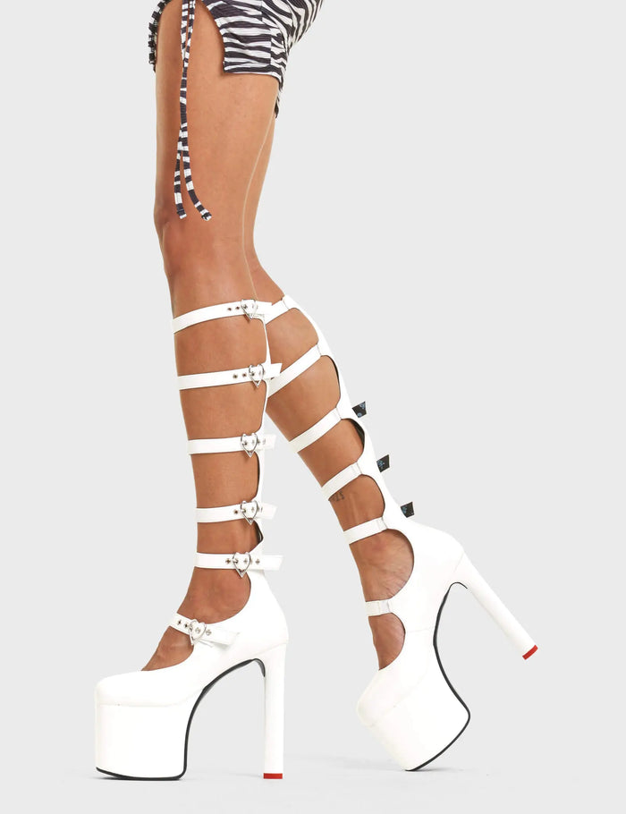 Lamoda Still Reigning Platform Knee High Boots