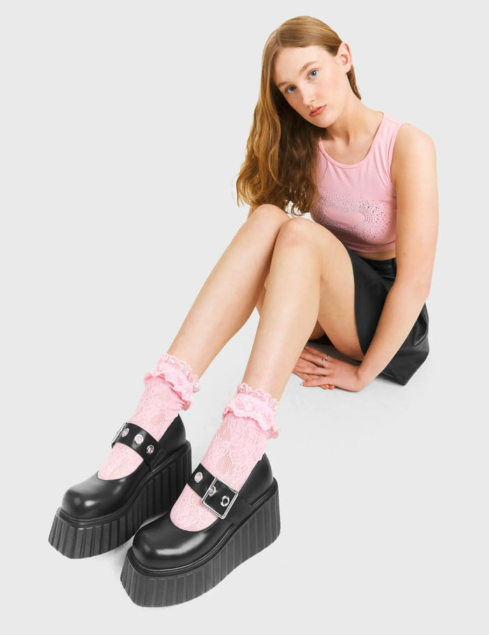Lamoda Survivor Chunky Platform Creeper Shoes