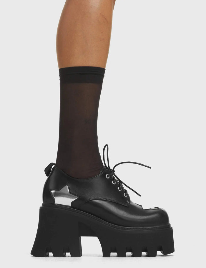 lamoda Swear Jar Chunky Platform Shoes