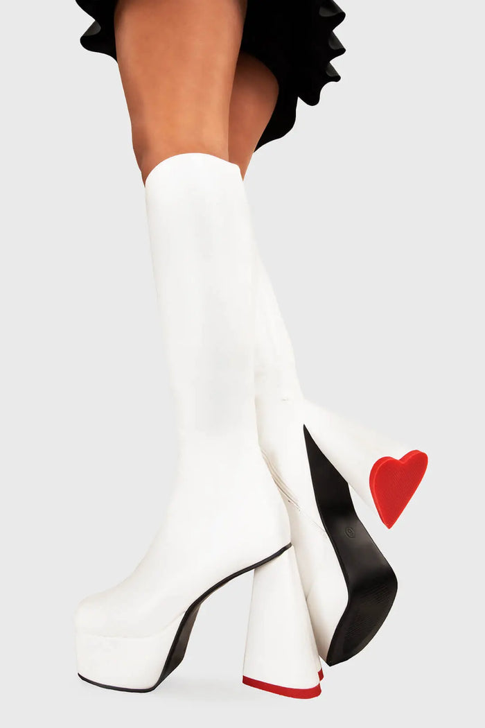 Lamoda Sweet Talker Platform Knee High Boots