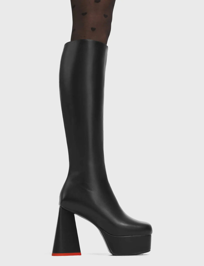 lamoda Sweet Talker Platform Knee High Boots