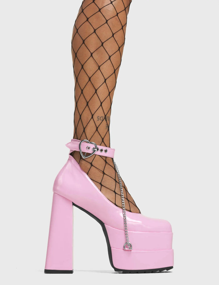 lamoda Sweetheart Platform Heels