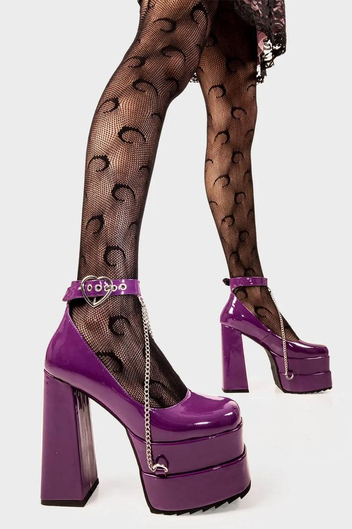Lamoda Sweetheart Platform Heels