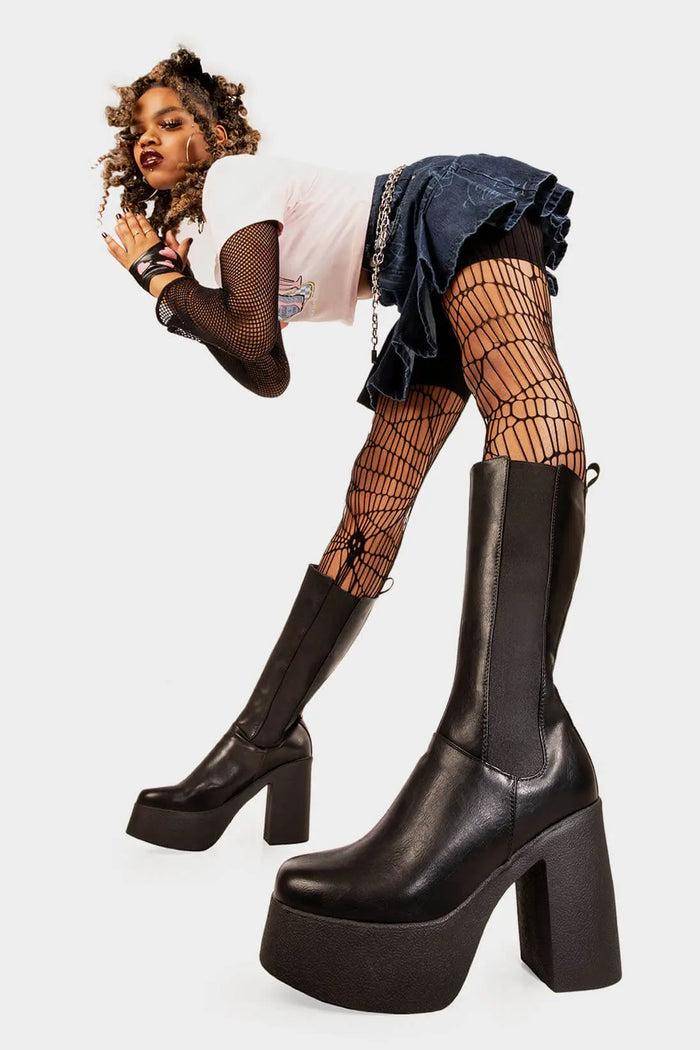 Lamoda Takeover Platform Calf Boots