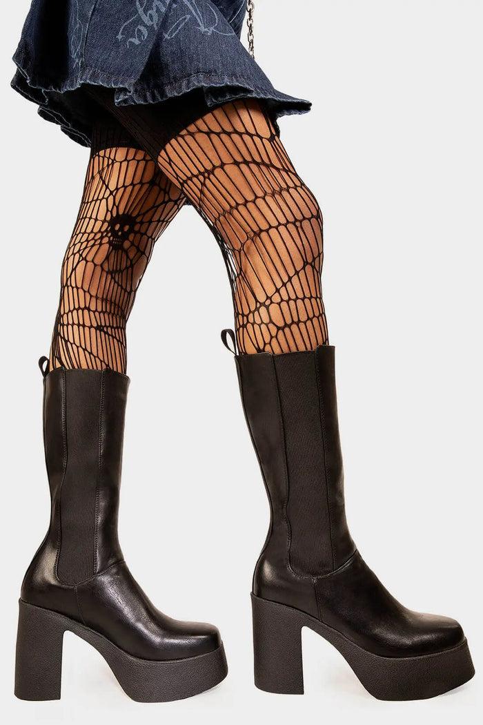 Lamoda Takeover Platform Calf Boots