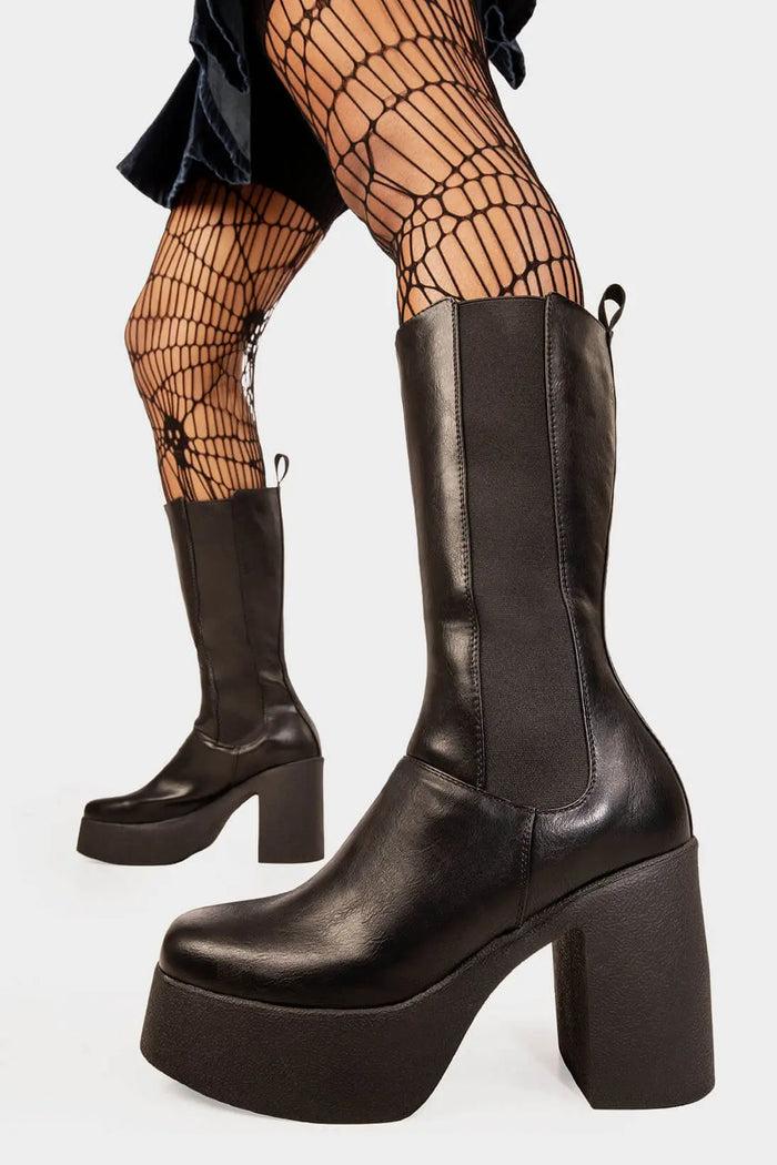 lamoda Takeover Platform Calf Boots