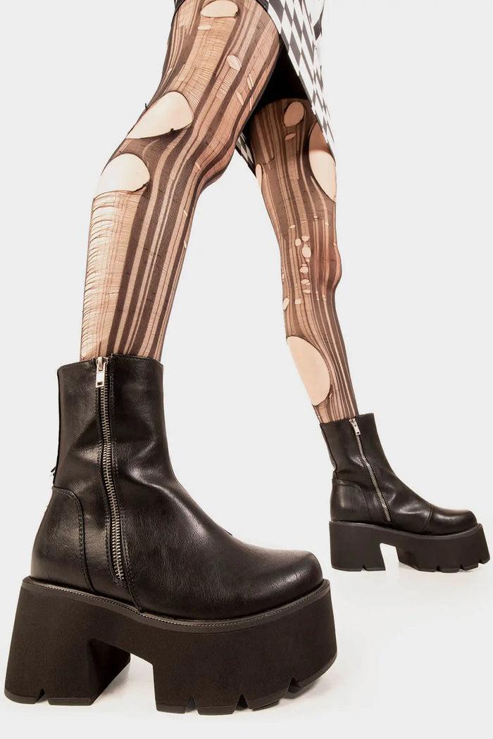 lamoda Tell Me Lies Chunky Platform Boots