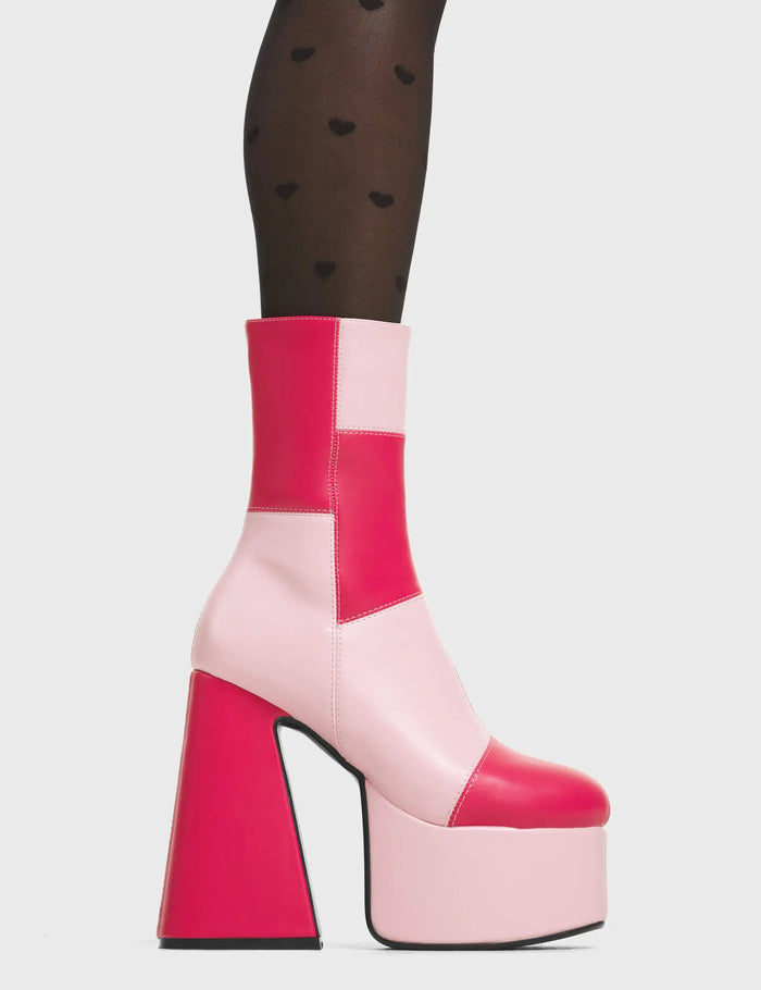 lamoda These Girls Chunky Platform Ankle Boots