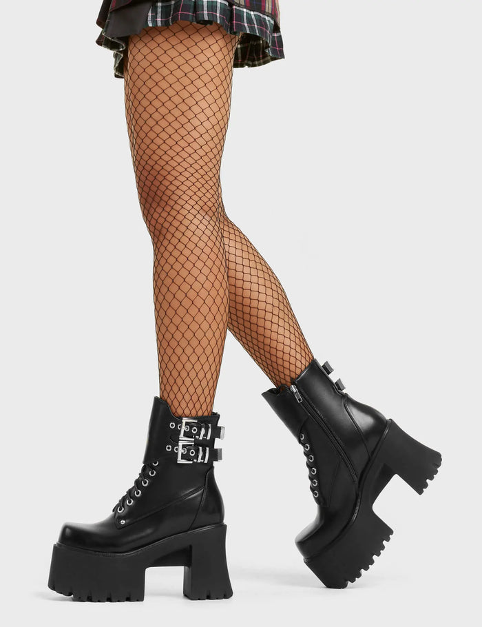 Lamoda Thinking Spot Chunky Platform Ankle Boots