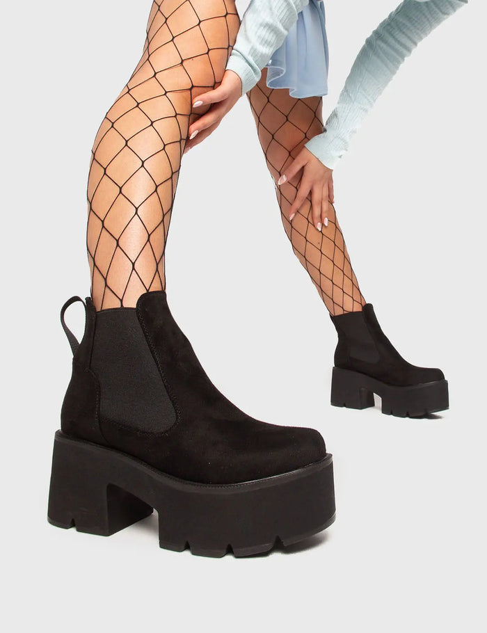 Lamoda Tough Love Chunky Platform Ankle Boots