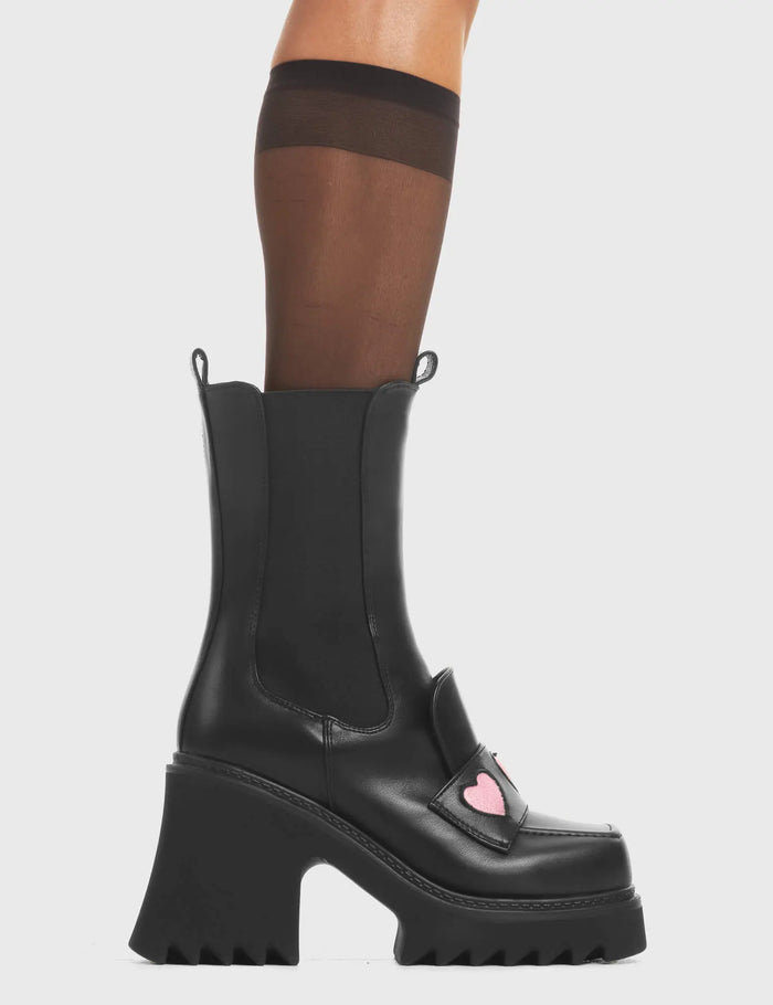 lamoda Trustfund Chunky Platform Ankle Boots