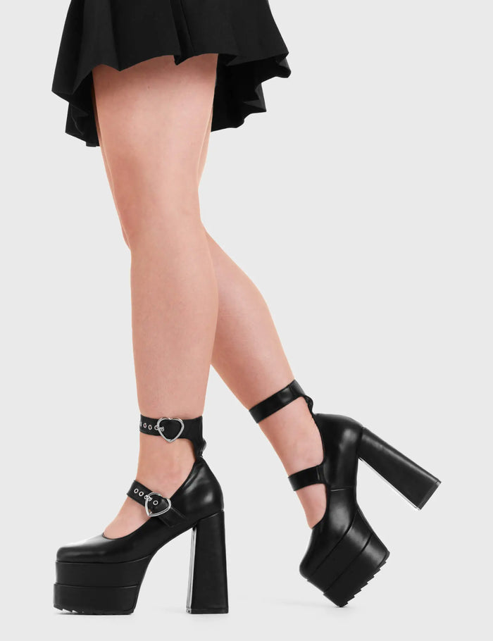 Lamoda Two Timing Platform Heels