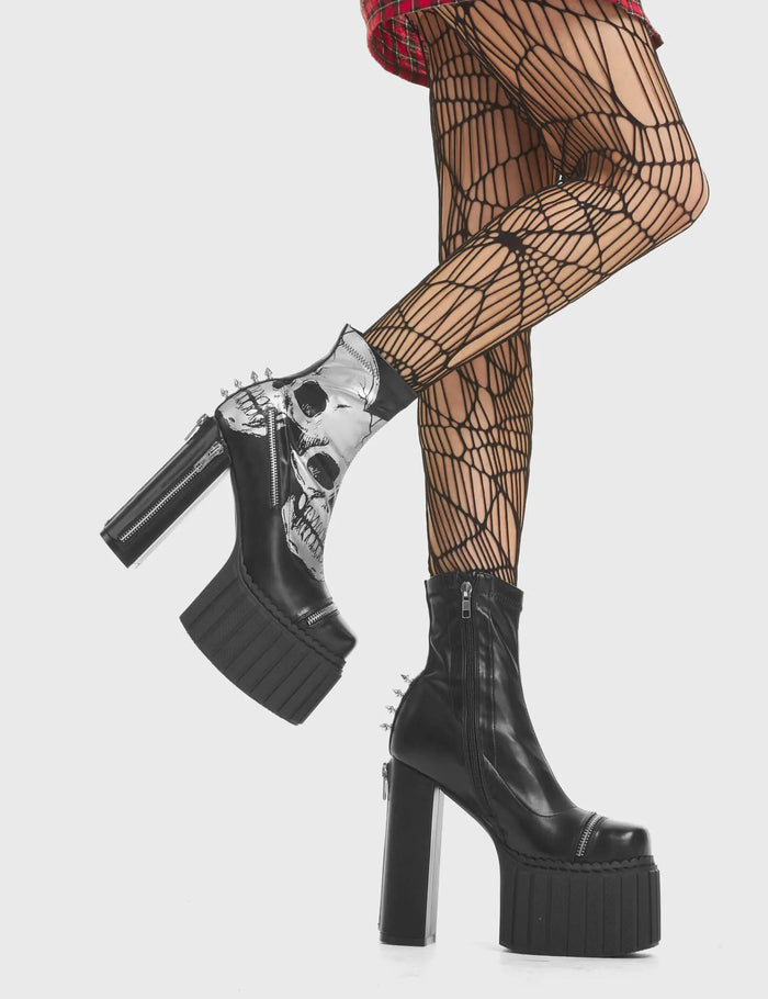 Lamoda Unbowed Platform Creeper Ankle Boots