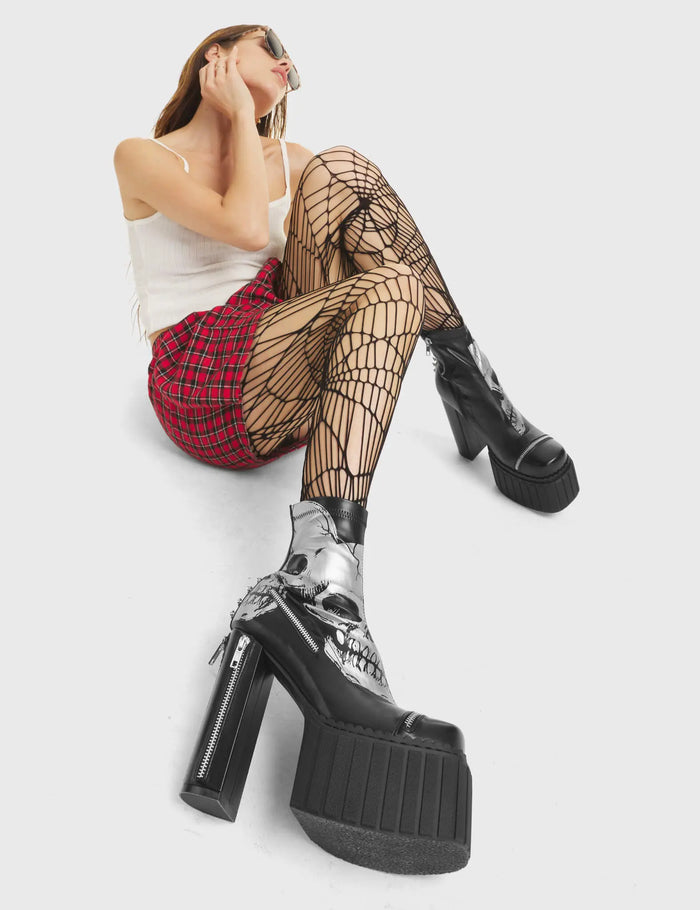 Lamoda Unbowed Platform Creeper Ankle Boots