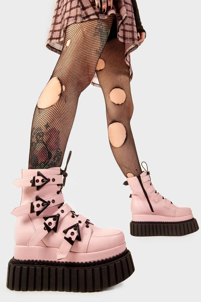 Lamoda Unstable Chunky Ankle Creeper Boots