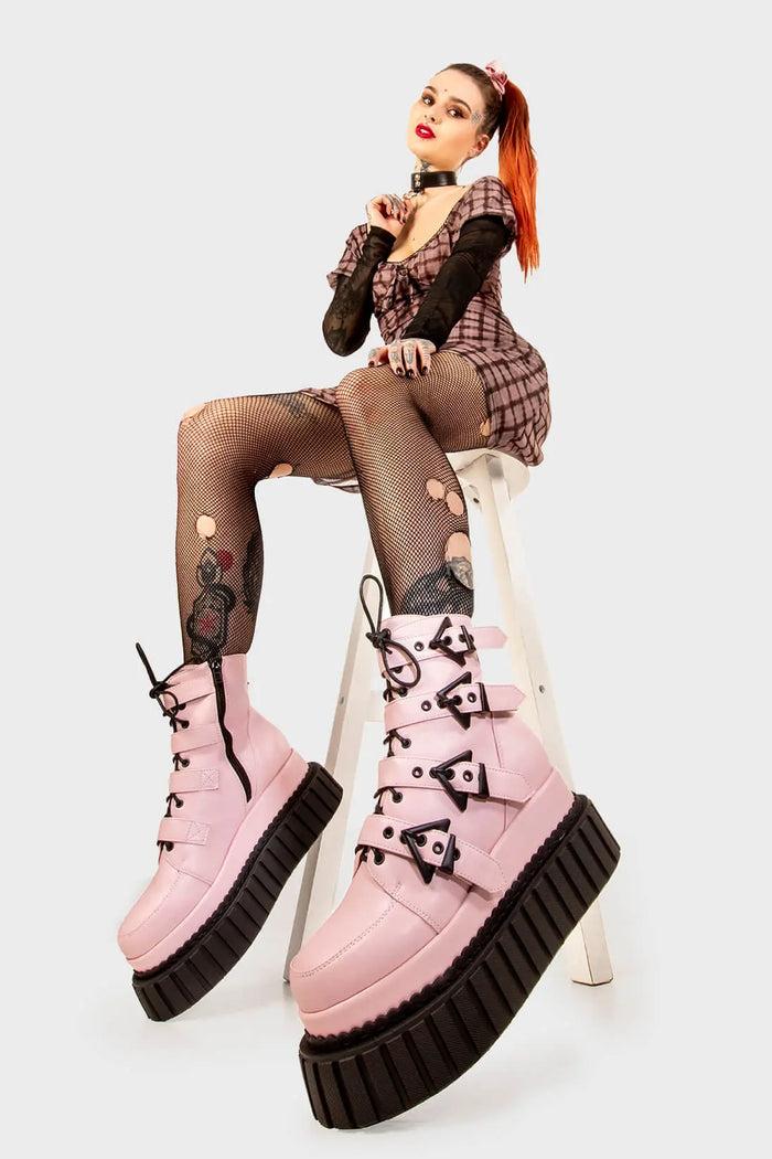 Lamoda Unstable Chunky Ankle Creeper Boots